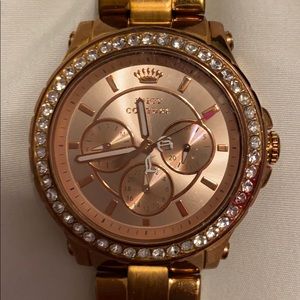 Juicy couture rose gold watch